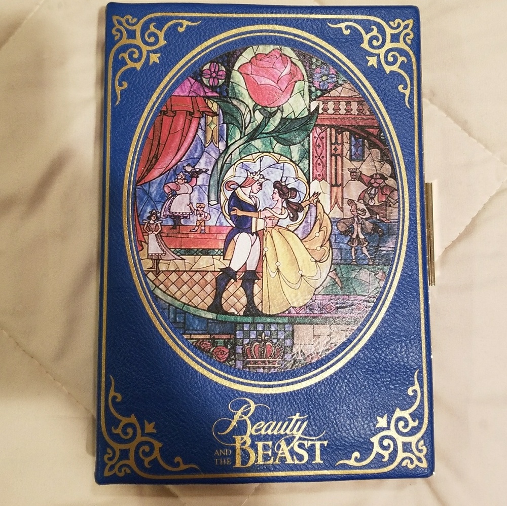 Disney Beauty and the Beast Book Clutch